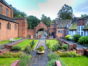 SD8706 : Courtyard Garden, The Edgar Wood Centre