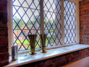 SD8706 : Through a Leaded Window at The Edgar Wood Centre