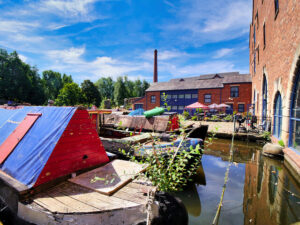 SJ9398 : The Heritage Wharf, Portland Basin Museum