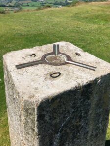 ST4101 : Top of the Pilsdon Pen Triangulation Stone