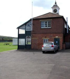 ST6316 : Sherborne School Playing Fields pavilion