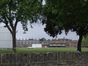 ST6316 : Sherborne School cricket pitch