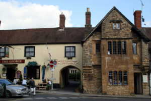 ST6316 : The George Hotel, Higher Cheap Street and Former Hospice of Saint Julian, 1 Cheap Street, Sherborne