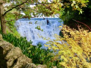 ST6416 : Weir - Sherborne Castle lake