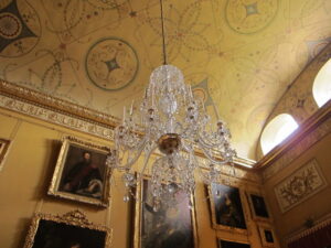 ST9701 : Kingston Lacy saloon, chandelier, ceiling, paintings