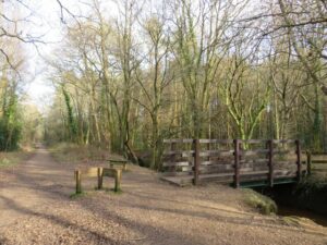 SU0502 : Castleman Trailway near Ferndown