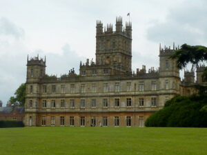 SU4458 : The south elevation of Highclere Castle, Highclere