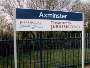 SY2998 : Axminster - change here for Jurassic Coast