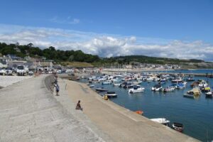 SY3391 : The Cobb in Lyme Regis
