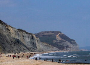 SY3692 : Charmouth Beach