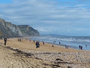 SY3692 : Charmouth Beach