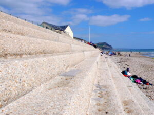 SY3693 : Sea Wall, Charmouth