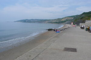 SY3693 : View towards Lyme Regis