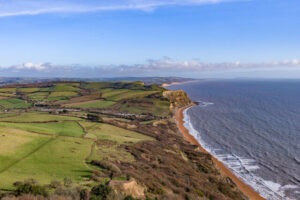 SY4192 : East from Golden Cap