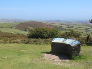 SY6187 : Information boards at the Hardy Monument, near Portesham