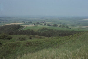 SY6187 : View eastwards from the Hardy Monument