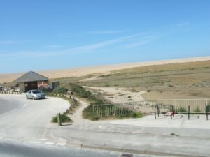 SY6675 : Chesil Beach Centre and car park