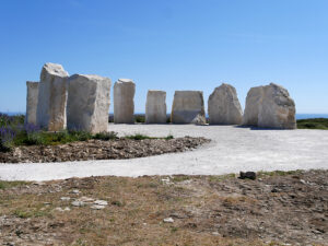 SY6872 : Portland Stone Circle at Tout Quarry Sculpture Park