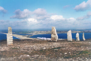 SY6872 : Stone Row at Tout Quarry