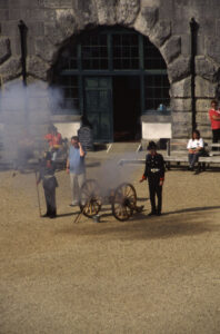 SY6878 : Nothe Fort - it goes bang!