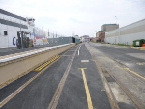 SY6878 : Weymouth, almost end of the line