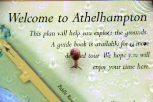 SY7794 : Plaque, Athelhampton House, Dorset