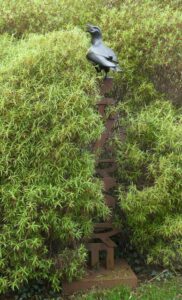 SY7891 : Sculpture by the lakes - Quoth the Raven 'Nevermore'