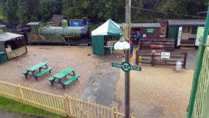 SY9682 : At Corfe Castle Station, Swanage Railway