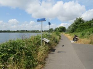 SZ0092 : Poole Harbour Trail at Holes Bay, near Poole