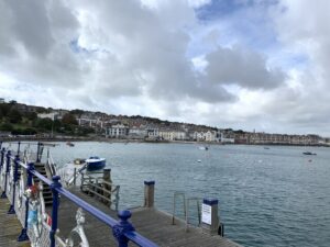 SZ0378 : Swanage from the Pier