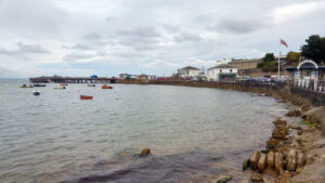 SZ0378 : View towards Swanage Pier
