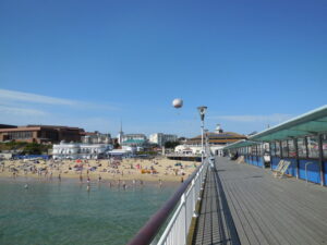 SZ0890 : Bournemouth beach & pier