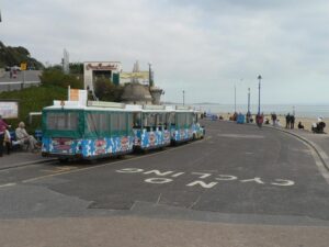 SZ0890 : Bournemouth: land-train stop
