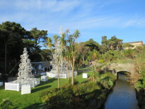 SZ0890 : Christmas time in Bournemouth Lower Gardens