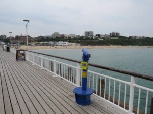 SZ0890 : Telescope on Bournemouth Pier
