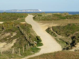SZ1790 : Path on Hengistbury Head, near Christchurch
