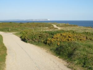 SZ1790 : Path on Hengistbury Head, near Christchurch