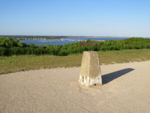 SZ1790 : Triangulation point, Hengistbury Head, near Christchurch
