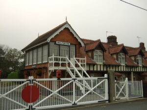 TF6628 : Signal Box, The Royal Station, Wolferton