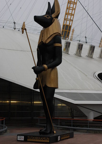 TQ3980 : Promotion of Tutankhamun Exhibition, O2 Arena