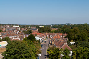 TQ4666 : North from the Walnuts Car Park