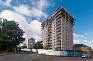 TQ4768 : Horton Tower demolition