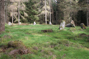 NO7291 : The Nine Stanes Recumbent Stone Circle (1)
