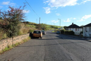 NS4111 : Road to Dalmellington at Polnessan