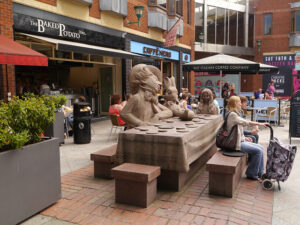 SJ6088 : Market Square, Mad Hatter's Tea Party