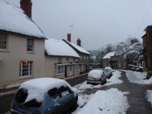 ST5704 : Evershot: lower end of Fore Street