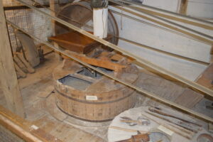 ST7813 : Millstones at Sturminster Newton Mill