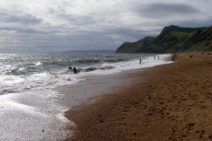 SY4491 : Beach at Eype's Mouth