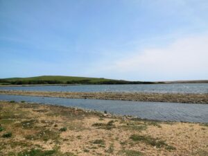 SY5783 : View across the Fleet lagoon