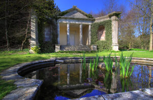 SY7190 : Lakeside Temple, Kingston Maurward Park